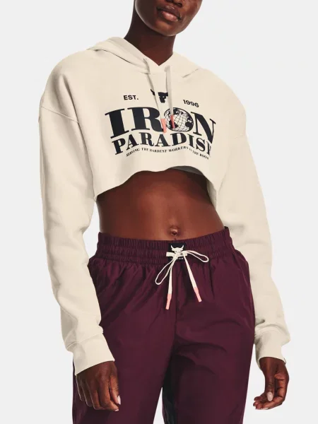 Decupat geacă Under Armour alb