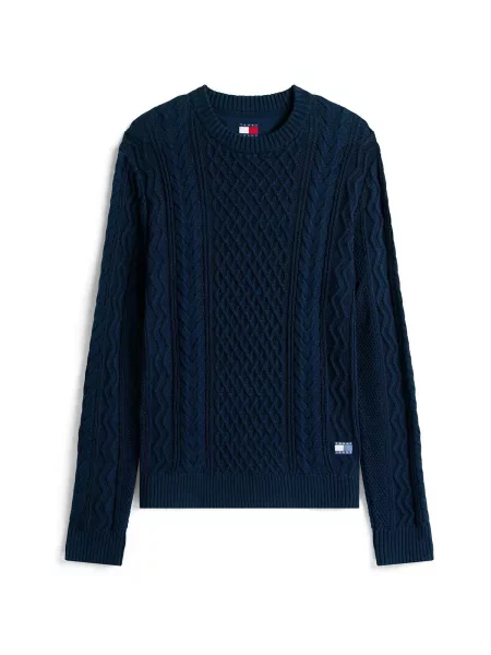 Tommy Jeans Pulover Bleumarin albastru