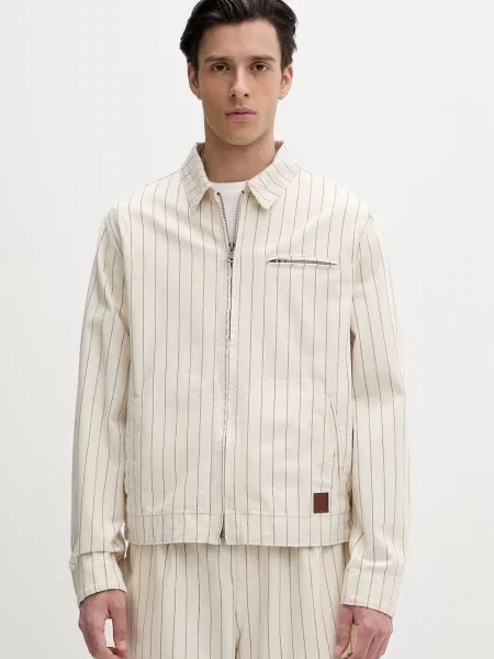 Guess Jeans jachetă bărbătească din bej