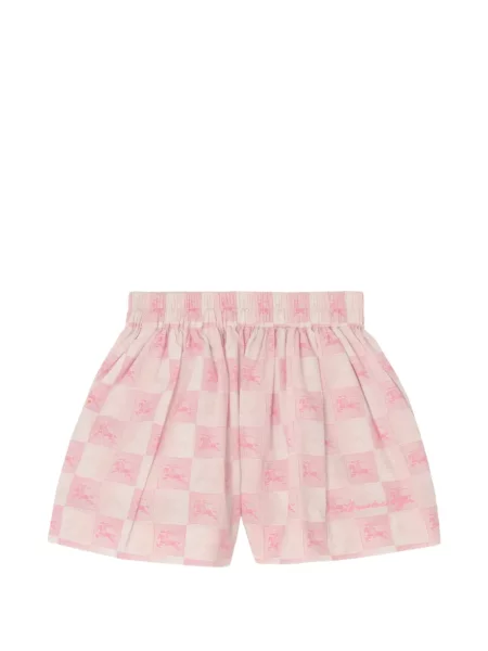 Szorty dziecięce Burberry różowe