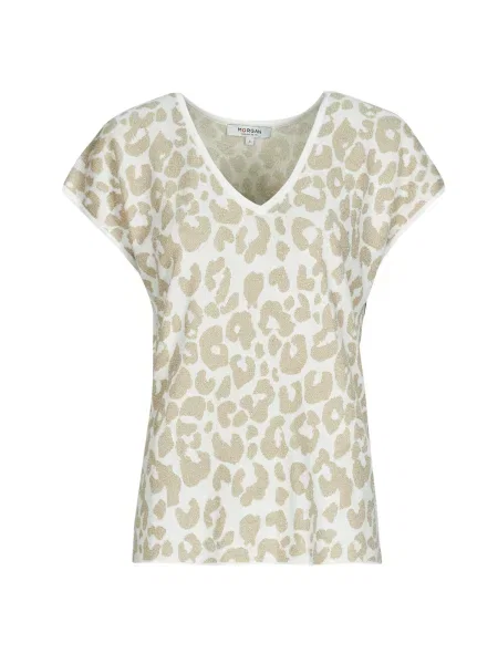 Tricou Morgan bej