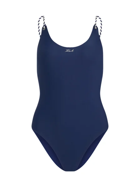 Karl Lagerfeld Enodelne kopalke temno modra