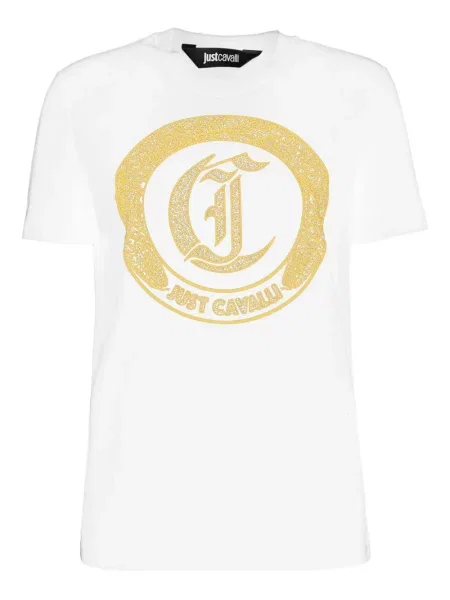 Tricou Just Cavalli alb