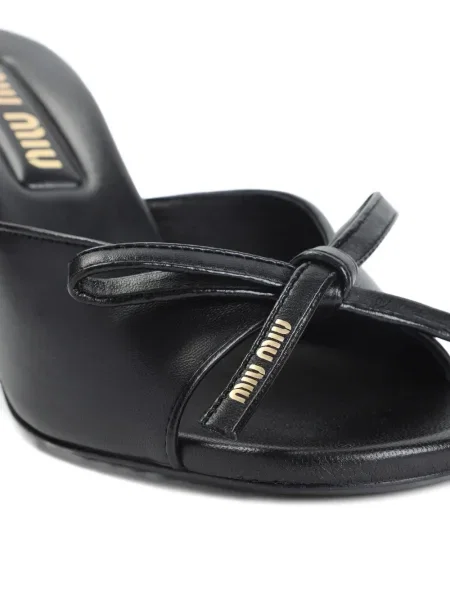 Sandale Miu Miu din piele negru