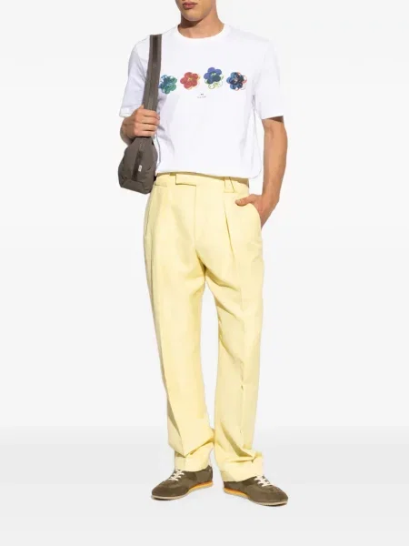 Tricou Ps Paul Smith cu model floral alb