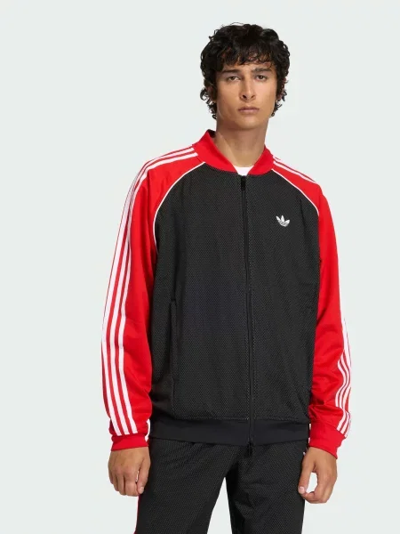 Переработанный свитер Adidas черный