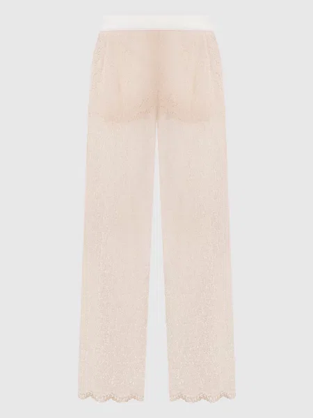Брюки Ermanno Scervino бежевые