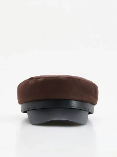 Reserved LADIES` PEAKED CAP maro-închis maro