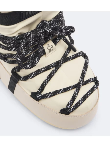 Členkové topánky Moncler Grenoble béžová