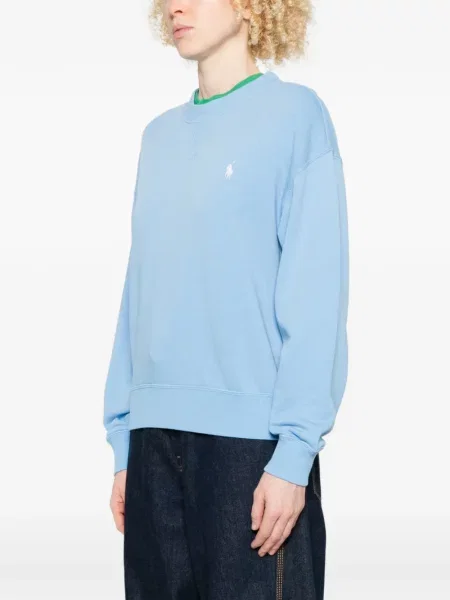 Mały kardigan Polo Ralph Lauren z falbankami garniturowy zielony