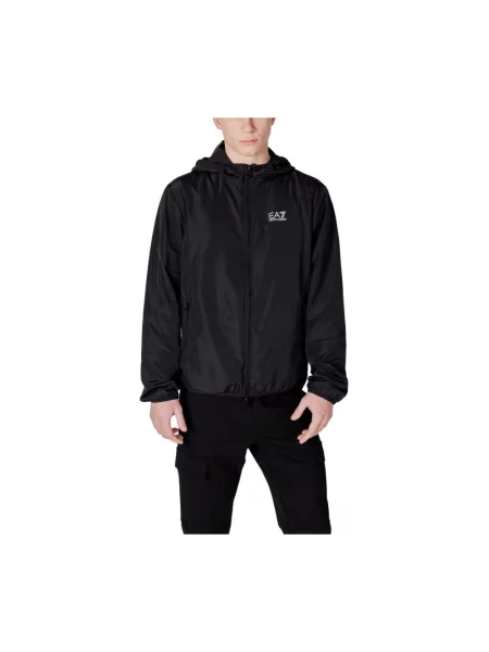 Kurtka Ea7 Emporio Armani z kapturem czarna