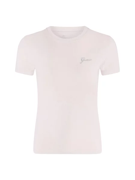 GUESS Tricou / transparent roz