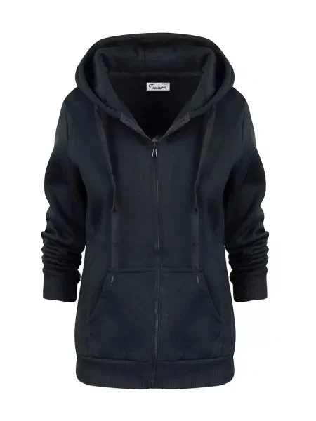 Hoodie Pri s kapuco črna