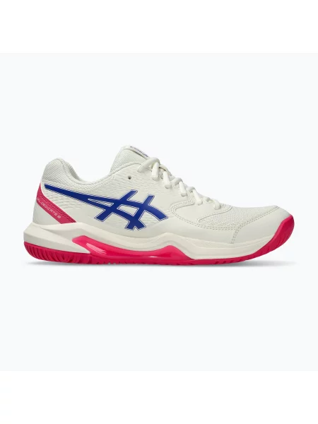 Buty do tenisa Asics Gel-Dedicate 8 W cream/dark cobalt beżowe