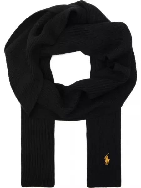 POLO RALPH LAUREN de lână șal negru