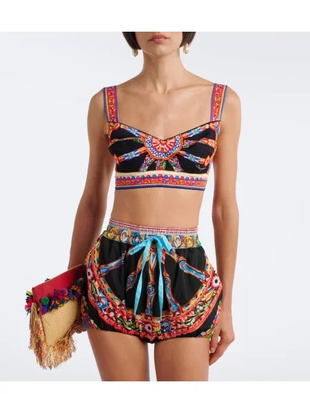 Pantaloni scurți Dolce&gabbana din poplin