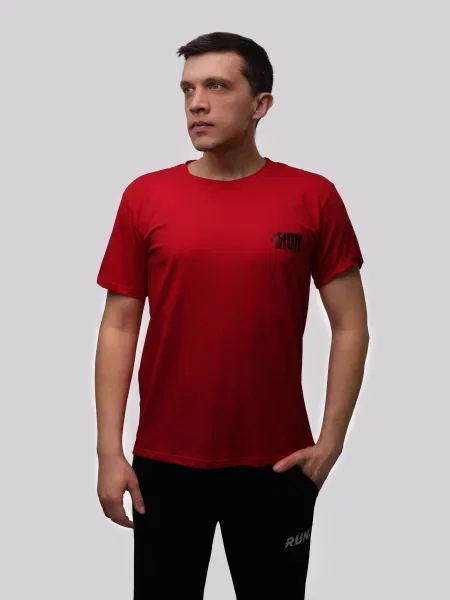 Футболка STREAM віскоза/поліестер червоний