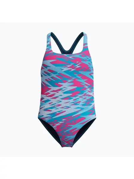 Gyerek egyrészes úszódressz Speedo Hyperboom Print Medalist margarita pink. Méret: cm rózsaszín