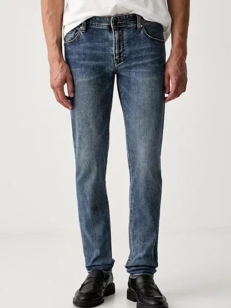 Armani Exchange blugi skinny pentru bărbați albastru
