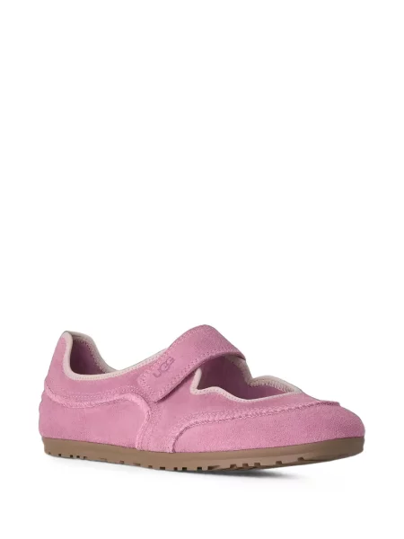 Balerini Ugg cu bretele roz