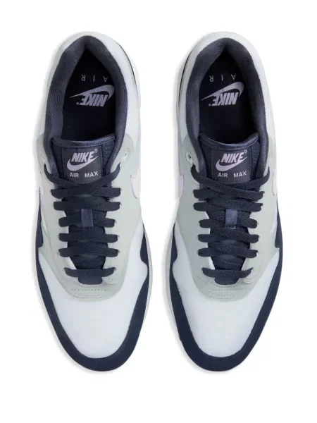 Kostkované business tenisky Nike Air Max 1 šedé