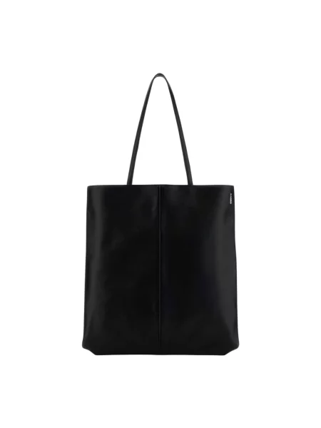 Torebka Jil Sander skórzana czarna