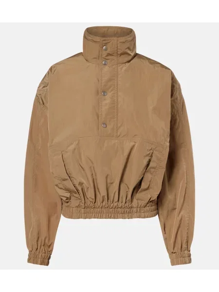 Geacă Saint Laurent din canvas bej