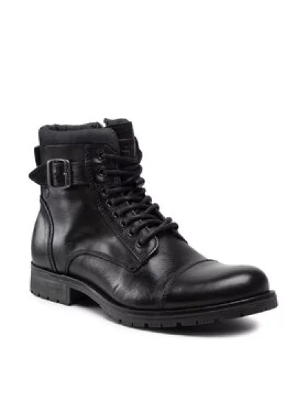 JACK & JONES Šněrovací boty Albany' černá