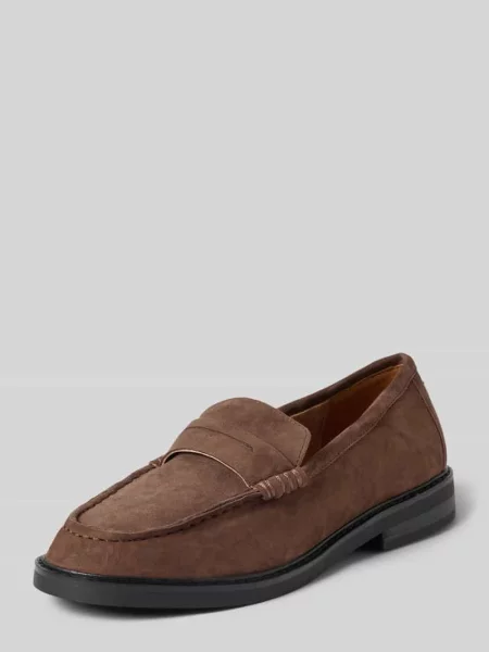 Steve Madden mokasyny zamszowe Adison brązowe