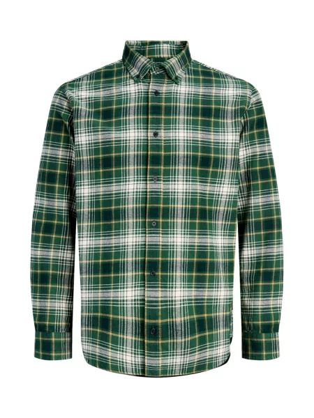 JACK & JONES Cămașă JPRBluharvey galben / verde alb
