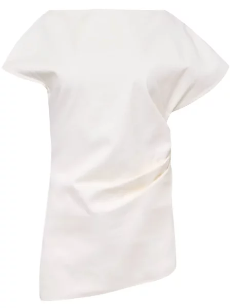 Top Jw Anderson drapat alb