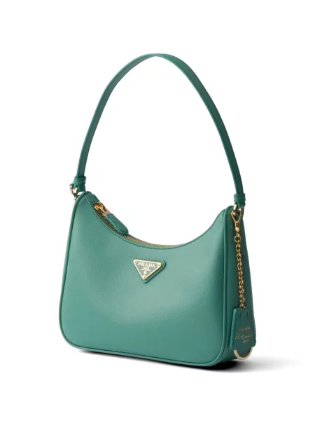 Geantă Prada din piele verde