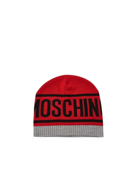 Czapka Love Moschino czerwona