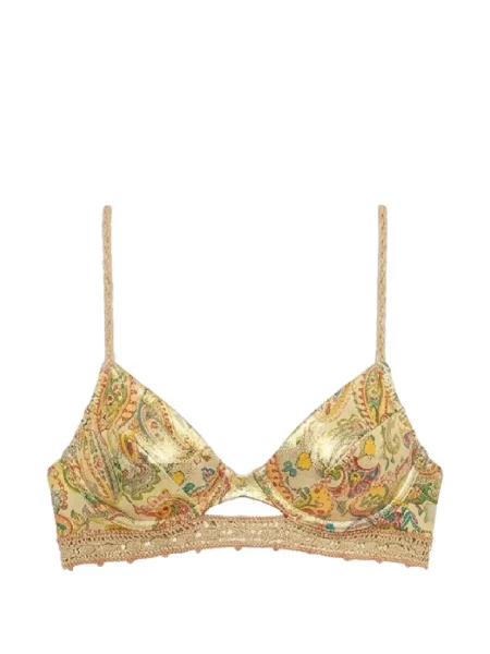 Top Del Maar s potiskem s paisley potiskem