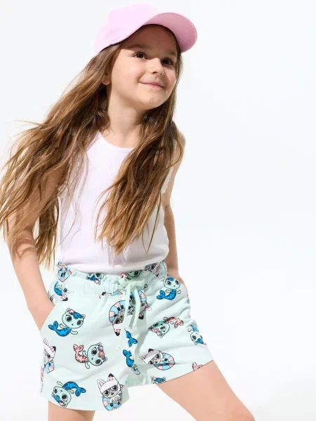 Sinsay Dámské šortky Gabby's Dollhouse modrá