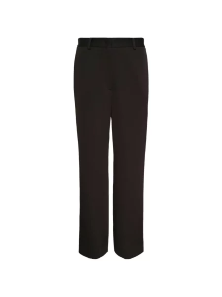 Pantaloni Club21 Collection din satin negru
