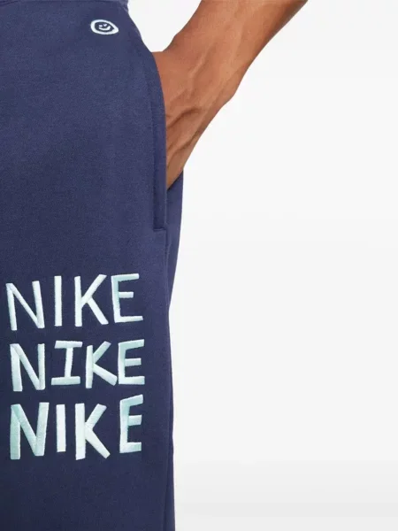 Krótka podkoszulka Nike z dżerseju w paski zielona
