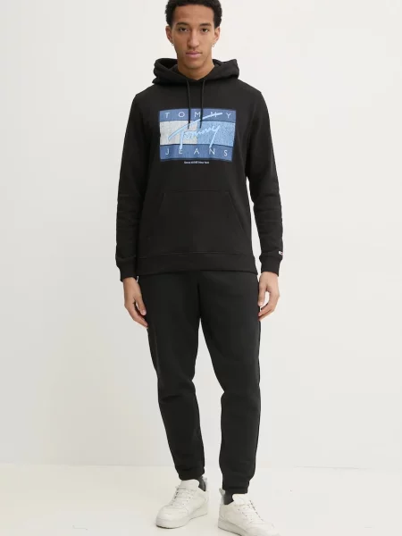 Tommy Jeans mikina černá