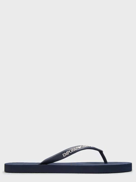 Шлепанцы Emporio Armani синие