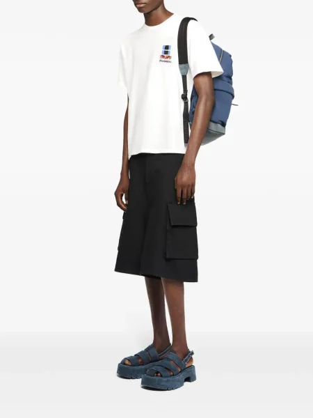 Tricou Jw Anderson cu broderie alb