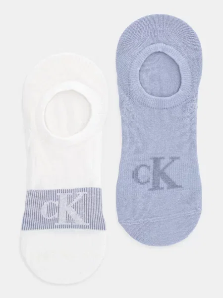 Чорапи Calvin Klein Jeans 2 чифта синьо
