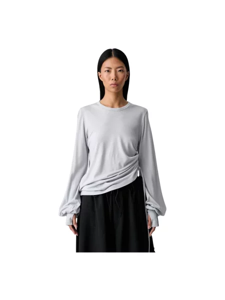 Top Y-3 wełniany szary