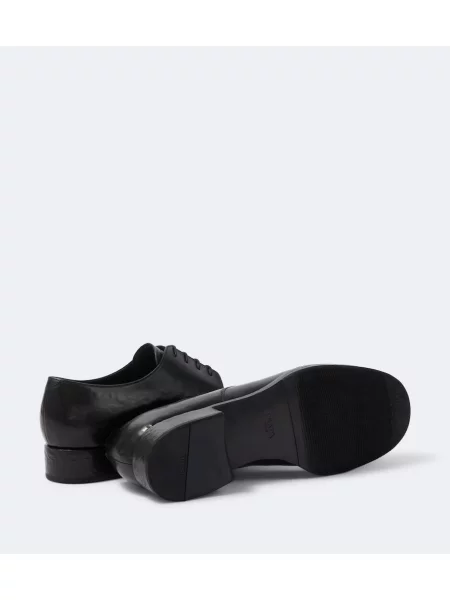 Pantofi derby Prada din piele negru