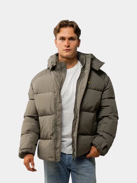 Зимова куртка Lyle & Scott оливковий