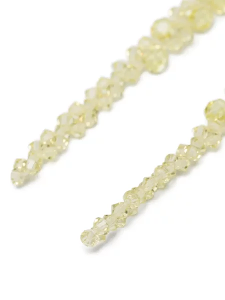 Cercei Simone Rocha cu mărgele auriu