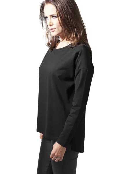 Tricou Urban Classics din șifon negru