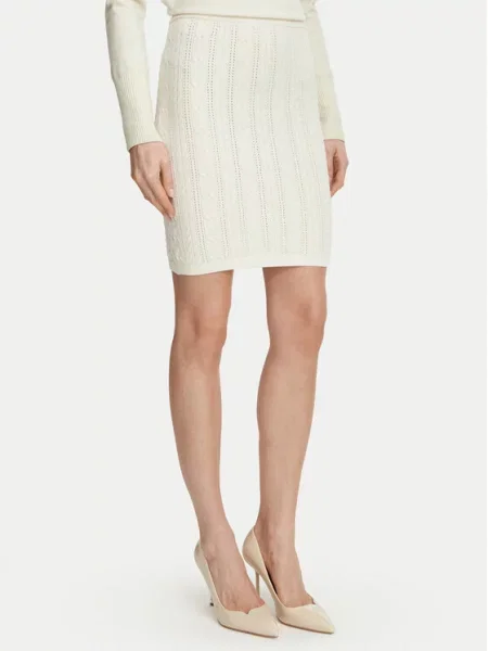 Guess Fustă mini Crem