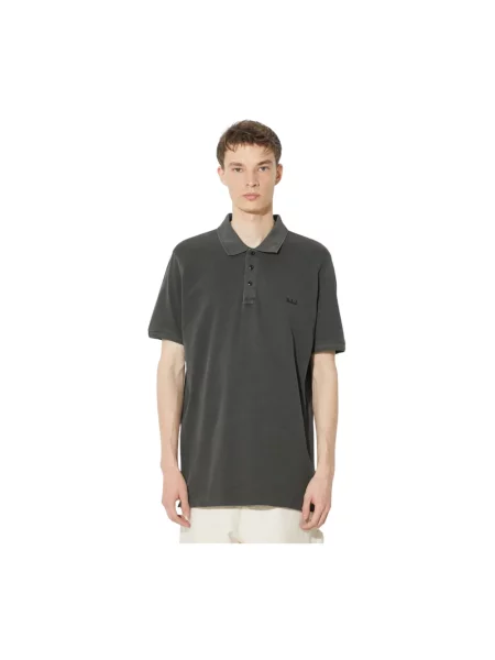 Koszulka polo Woolrich szara
