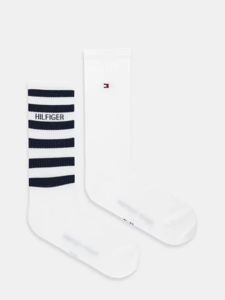 Чорапи Tommy Hilfiger 2 чифта бяло