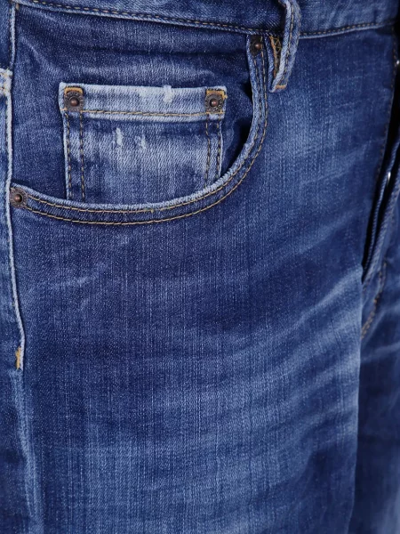 Blugi Dsquared2 zdrențuiți albastru